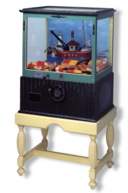 クレーンゲーム型自動菓子販売機の画像