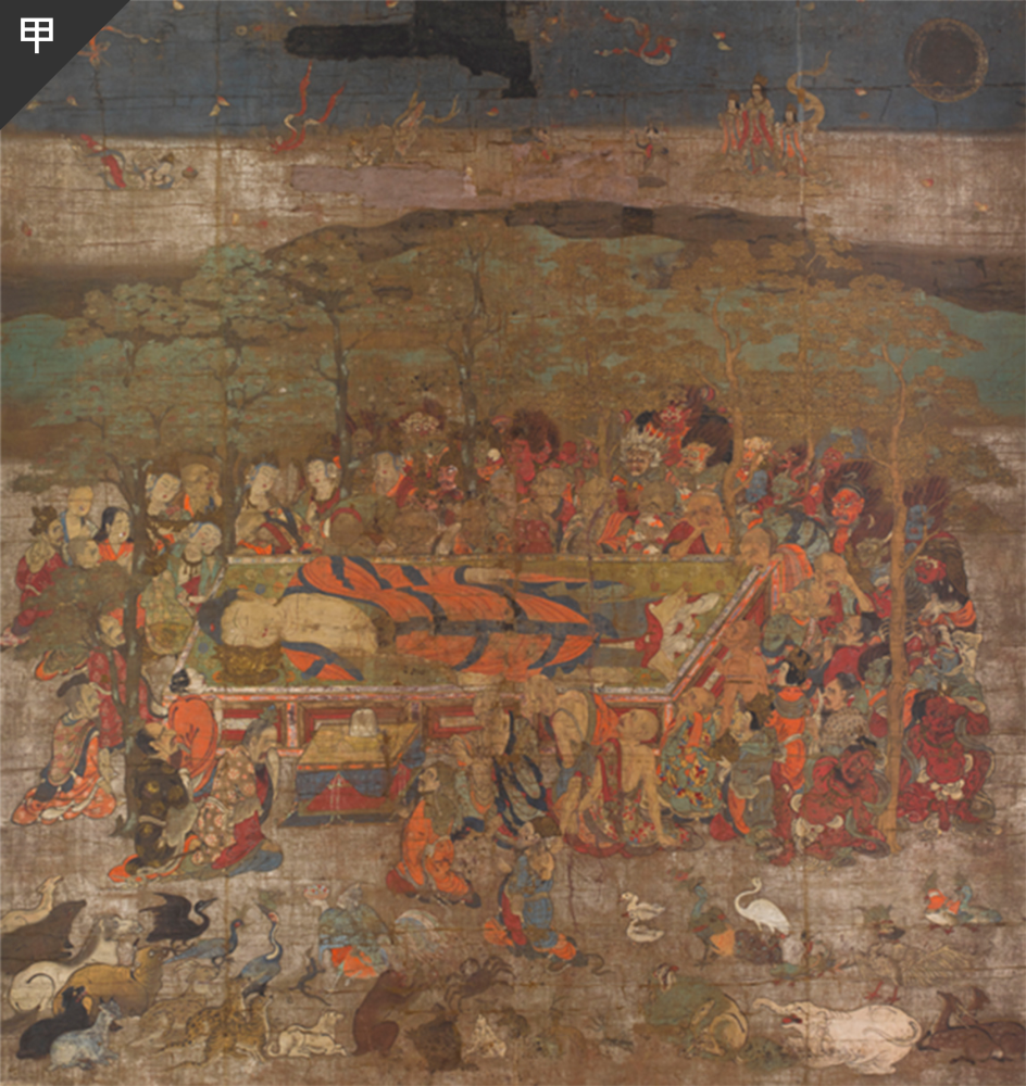 Painting of the Buddha Attaining Nirvana