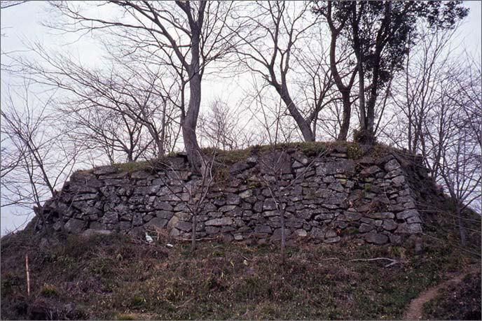 城山の石垣の画像